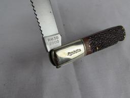 Remington USA R-1630 Single Blade "Navigator" Folding Bullet Knife NOS MIB