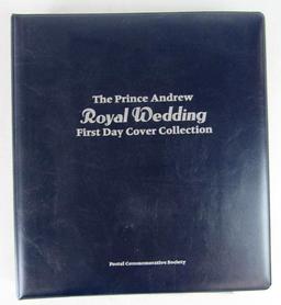 Complete 1986 Full Album "The Prince Andrew Royal Wedding" First Day Cover / Stamp Collection