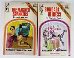 Group of (2) Rare 1972 Eros/Global Press Paperback Books