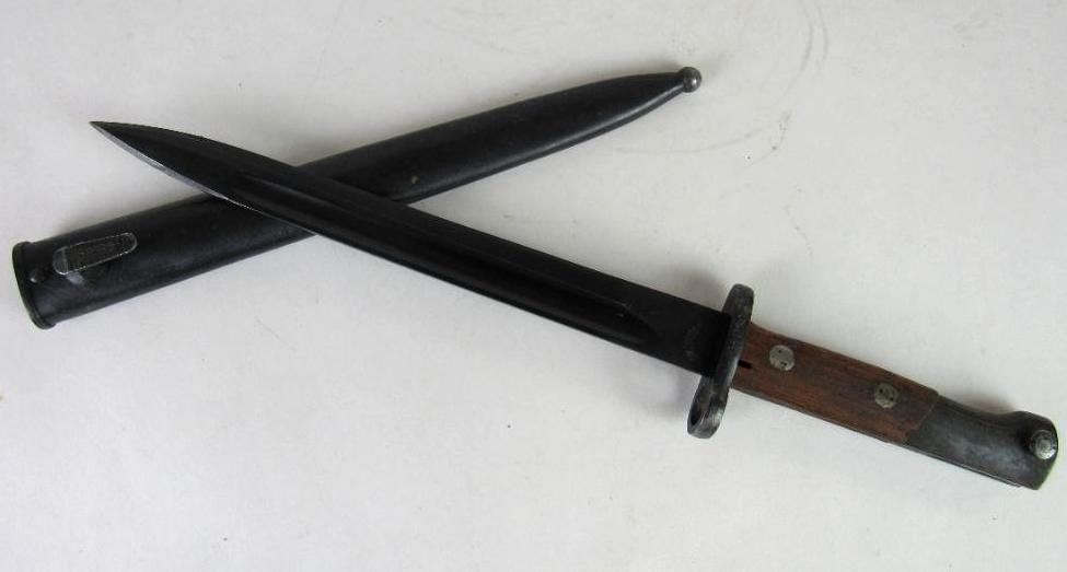 Vintage Yugoslavian Yugo 44 Mauser Bayonet & Scabbard Matching #s