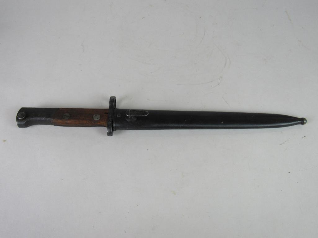Vintage Yugoslavian Yugo 44 Mauser Bayonet & Scabbard Matching #s