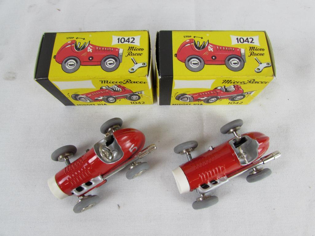 (2) Lillipit Key Wind Micro Racers MIB (Contemporary Schuco)