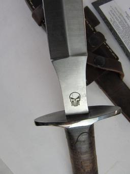 CFK Custom Knives D2 US Army Airborne "Toothpick" Dagger/ Fighting Knife