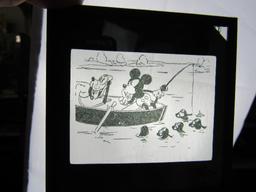 Walt Disney Mickey Mouse 1933 Group of (2) Lantern Slide Sets