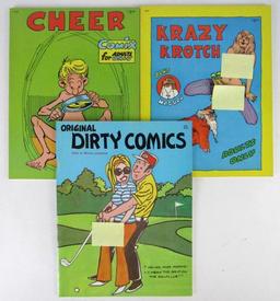 Group of (3) 1970's Bronze Age Adult Comics