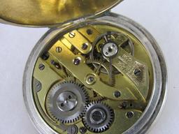 Antique 10 Jewel Swiss Made Pocket Watch