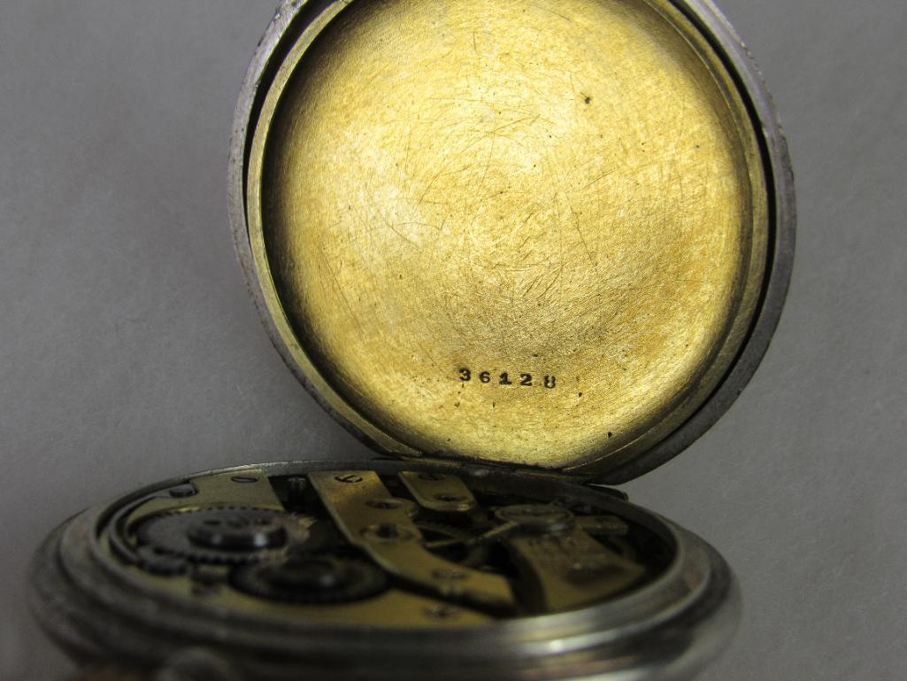 Antique 10 Jewel Swiss Made Pocket Watch