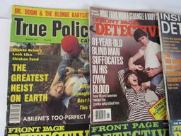 Detective/Crime Magazines Group of (6) 1970's Issues