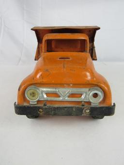 Antique 1950's Tonka Pressed Steel State Hi-Way Dept. Dump Truck AS-IS