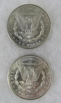 1880-S Morgan Silver Dollar Group of (2)