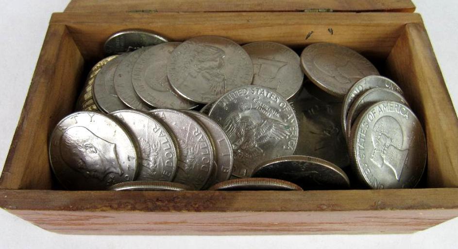 Estate Found Lot (50) Ike Dollars (Eisenhower $1 Coins)