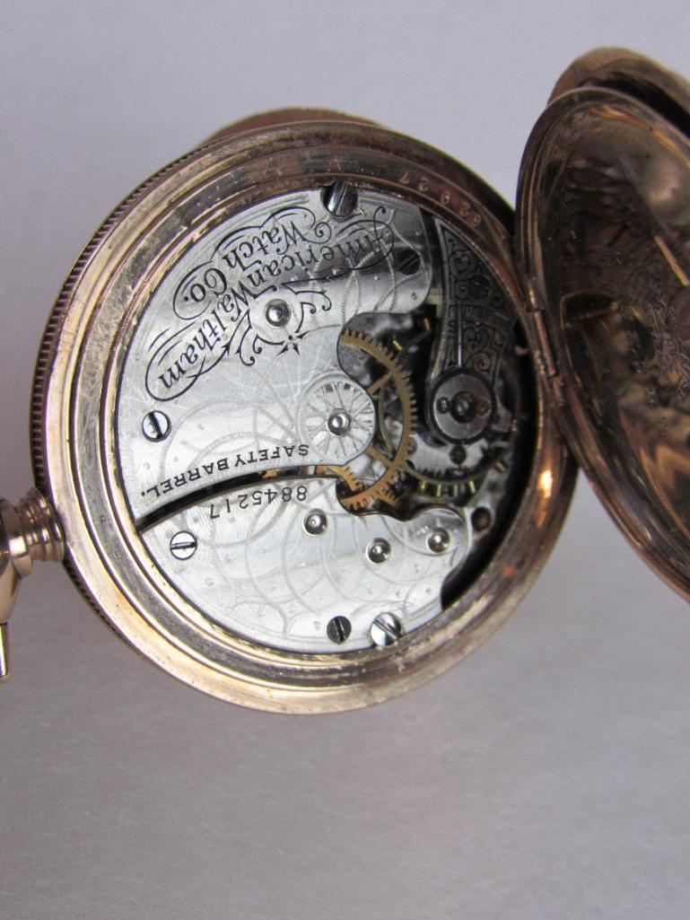 Antique Waltham 7 Jewel Pocket Watch w/ Fancy Dial