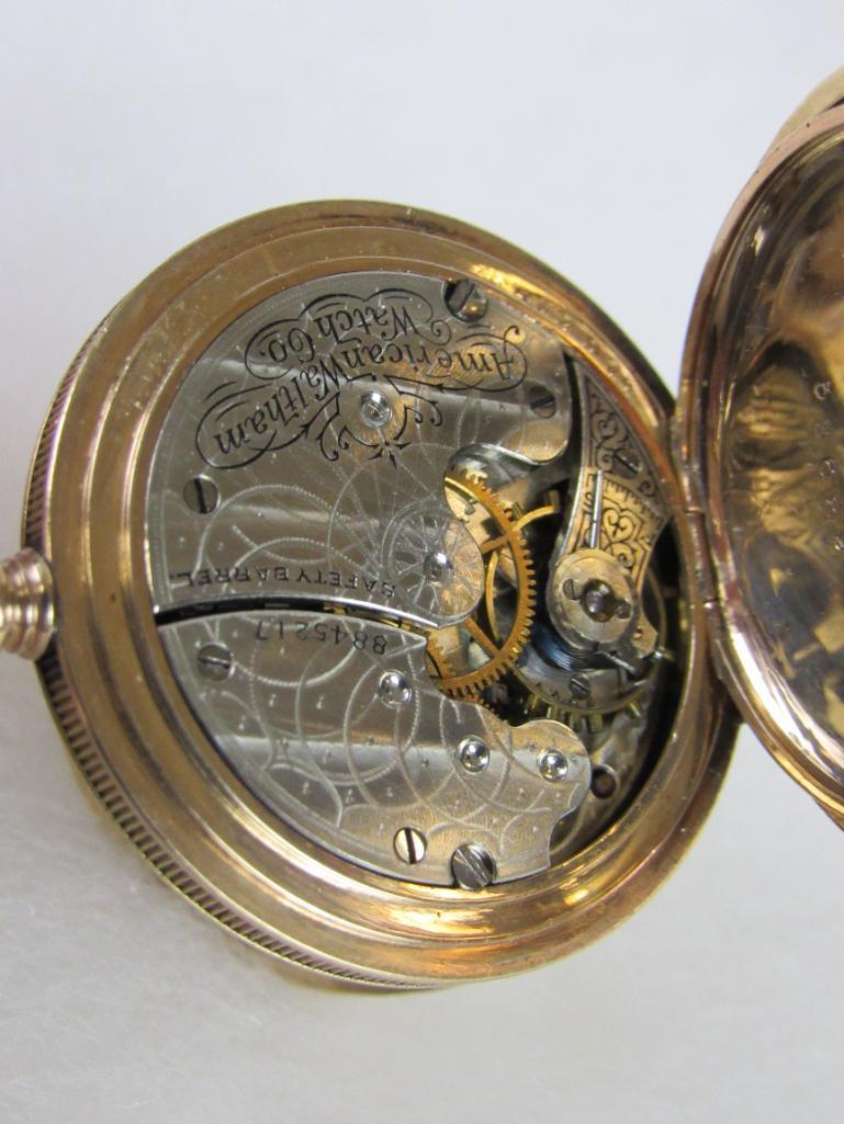 Antique Waltham 7 Jewel Pocket Watch w/ Fancy Dial
