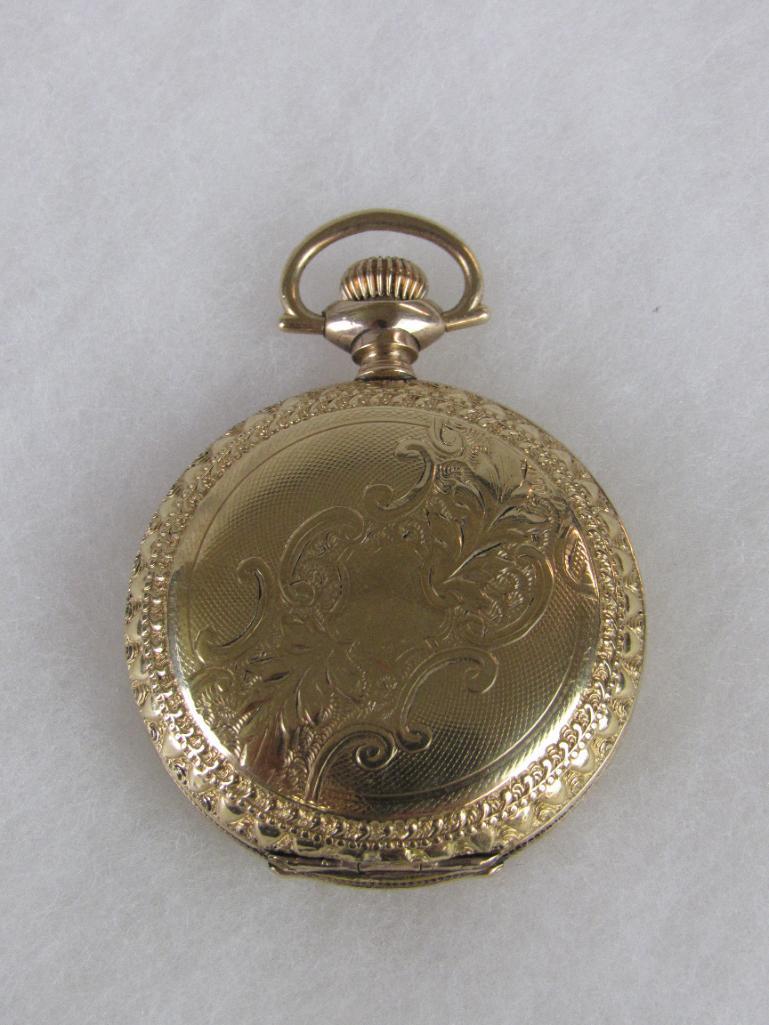 Antique Waltham 7 Jewel Pocket Watch w/ Fancy Dial