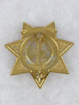 Original Obsolete Police Named Special Deputy Sheriff Badge Bergen County, New Jersey