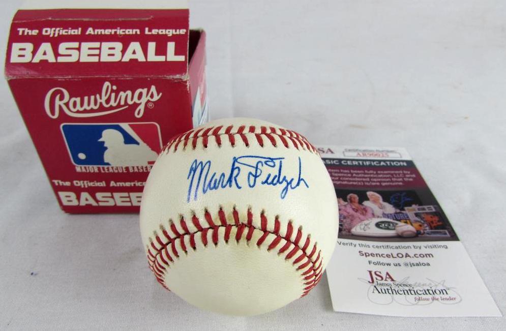 Mark "The Bird" Fidrych Signed OAL Rawlings Baseball w/ JSA COA