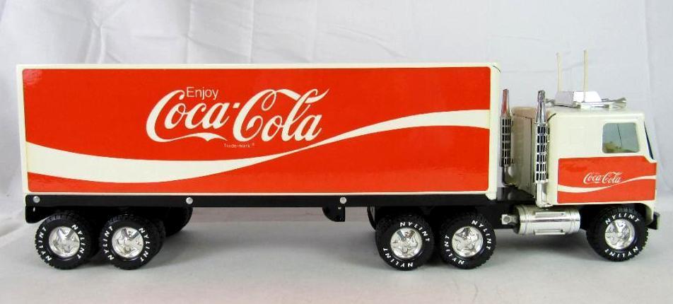 Vintage 1970's/80's Nylint Pressed Steel Coca Cola Semi-Truck