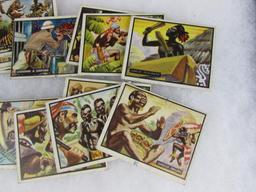 Lot (20 Rare 1950 Topps "Bring em Back Alive" Jungle Non-Sports Cards