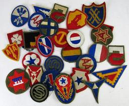 WWII Group of U.S. Military Uniform Patches