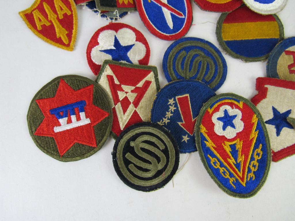 WWII Group of U.S. Military Uniform Patches