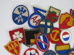 WWII Group of U.S. Military Uniform Patches