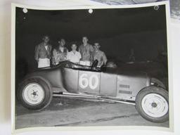 Hot Rod Car Group of (8) Original 1950's Photographs