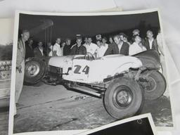 Hot Rod Car Group of (8) Original 1950's Photographs