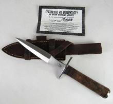 CFK Custom Knives D2 US Army Airborne "Toothpick" Dagger/ Fighting Knife