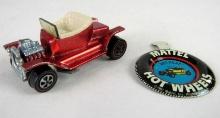 Vintage 1968 Hot Wheels Redline Hot Heap with Metal Badge