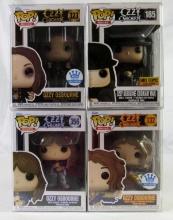 Lot (4) Funko Pop Rock Ozzy Osbourne Figures w/ Exclusive & Chase MIB