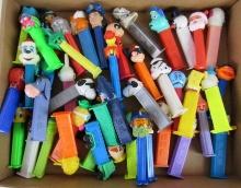 Huge Lot (40+) Assorted PEZ Dispensers. Star Wars, Disney, Marvel, Simpsons ++