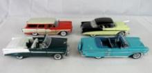 Grouping (4) Danbury & Franklin Mint 1:24 Diecast