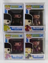 Set (4) Funko Pop Rock #27-30 Beatles Yellow Submarine