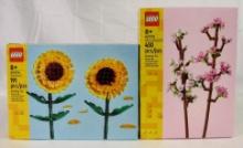 Lego #40725 Cherry Blossoms & #40524 Sunflowers MIB