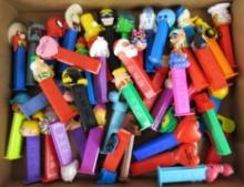 Huge Lot (40+) Assorted PEZ Dispensers. Star Wars, Disney, Marvel, Simpsons ++