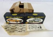 Rare Vintage NOS Lindberg "Mini Lindy" Model Kit 2-Pack w/ Original Mailer