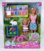 Steffi Love Happy Animal Doll Playset with Accessories MIP