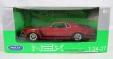 Excellent Welly NEX 1/24 Scale 1970 Ford Mustang Boss 302 Diecast Car MIB