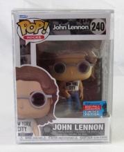 Funko Pop Rock #240 John Lennon NYCC Convention Chase Piece MIB