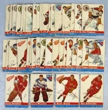 1954-55 Topps Hockey Partial Set (47/60) Sawchuk, Worsley ++