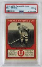 Rare 1933 V252 Canadian Gum Hockey Billy Brydge PSA 2