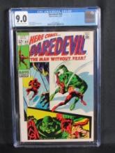 Daredevil #49 (1969) Silver Age Beauty! CGC 9.0