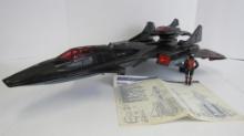 Vintage 1986 Cobra Night Raven S3P & Reconnaissance Jet Complete with Strato-Viper & Blueprints