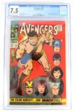 Avengers #38 (1967) Silver Age/ Iconic Hercules Cover CGC 7.5