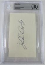 Luke Appling (Baseball Hall Of Famer) Signed Index Card Slabbed/ Authentic BECKETT