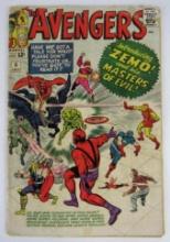 Avengers #6 (1964) Key 1st Appearance BARON ZEMO