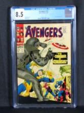 Avengers #37 (1967) Silver Age Beauty! Black Widow App CGC 8.5