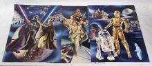 Set (3) 1977-78 Star Wars Cascade / Dawn Promotional Movie Posters