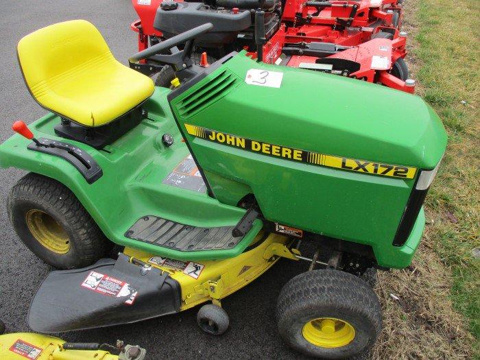 JD LX172 garden tractor, 36" deck, 14 hp - No Shipping