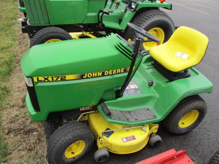 JD LX172 garden tractor, 36" deck, 14 hp - No Shipping